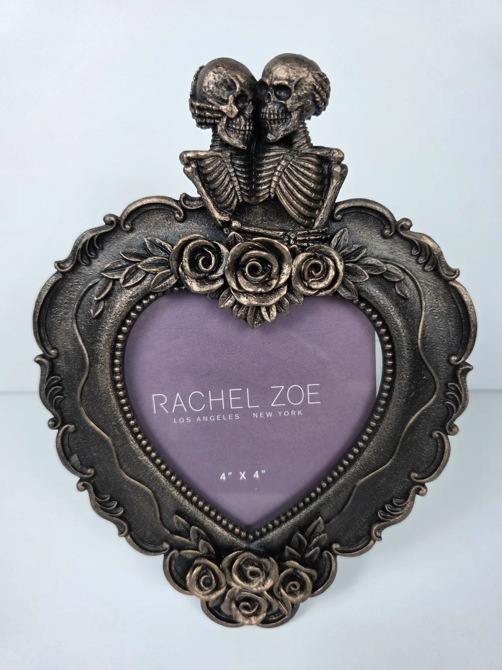Rachel Zoe Bronze Gothic Heart Picture Frame - Bronze